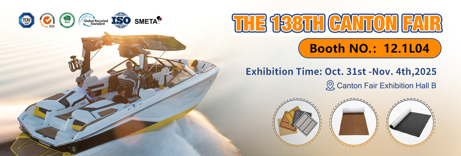 エヴァはシート ボートのDecking泡立つ